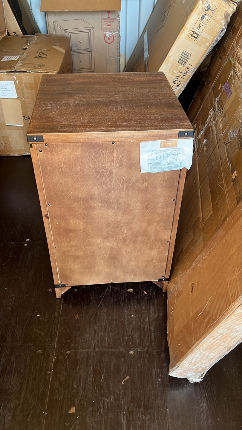 Two-Drawer Wooden Nightstand - photo 4