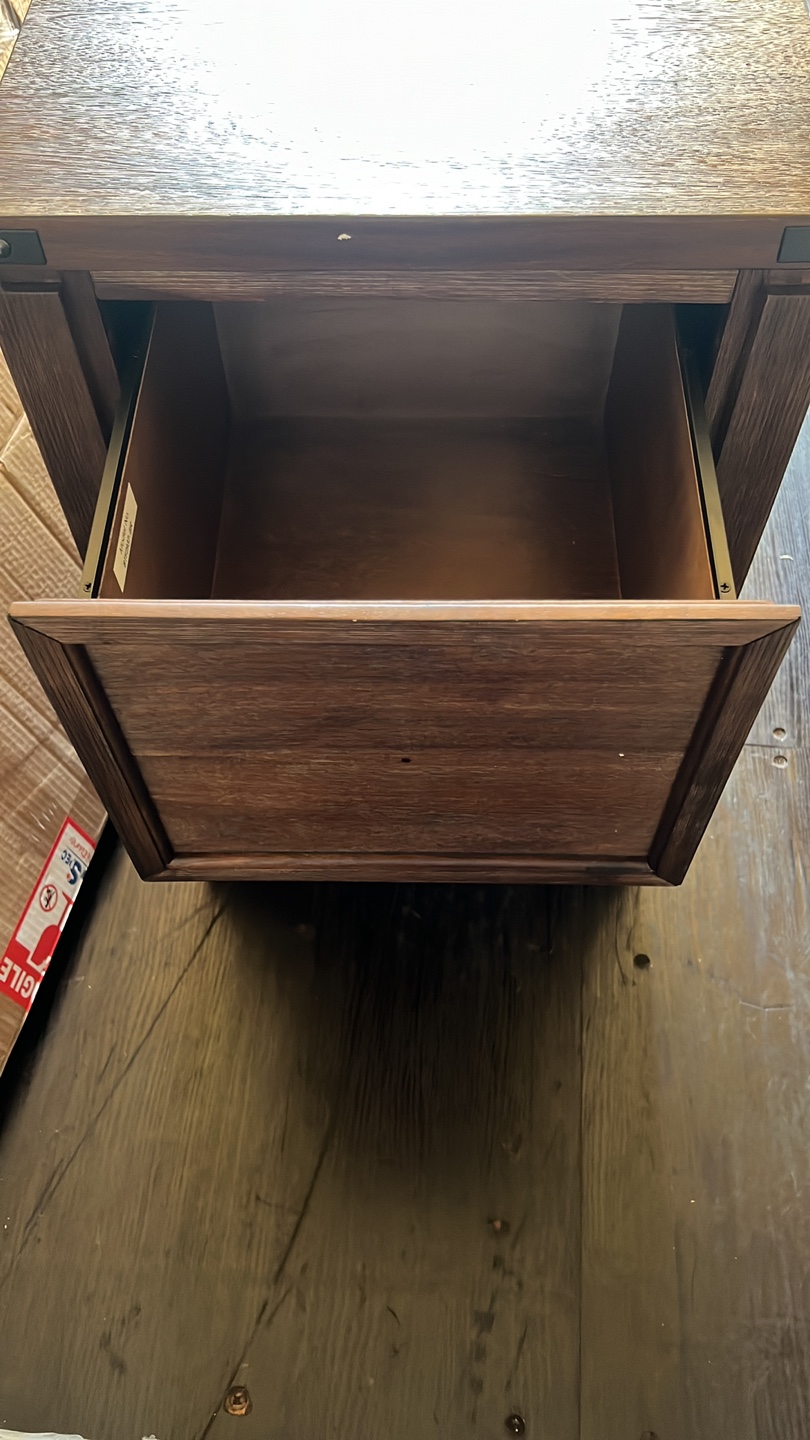 Two-Drawer Wooden Nightstand - photo 3