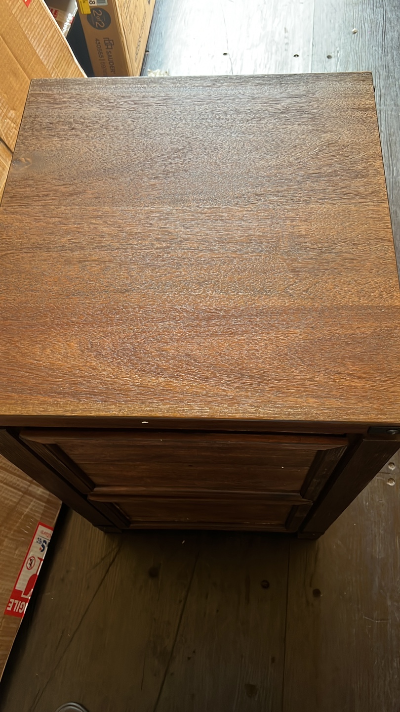Two-Drawer Wooden Nightstand - photo 2