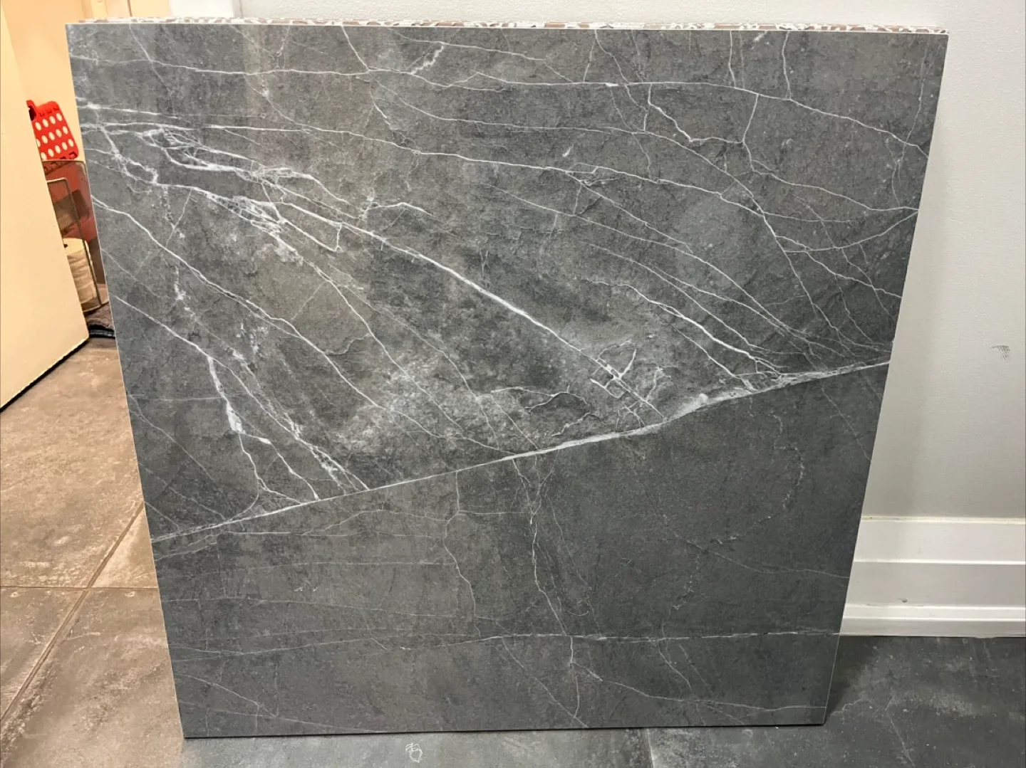 4 Grey Marble Tiles - covers 60x60 cover 15 square feet image indicator(2)