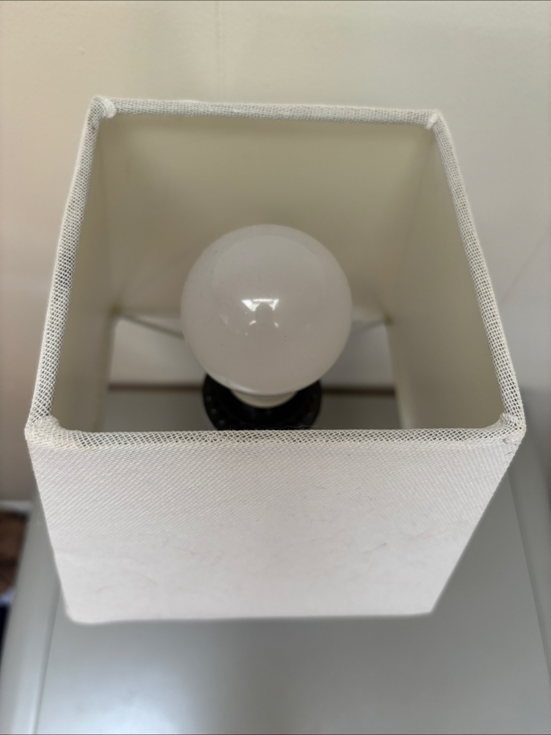 Mid-Century Modern Wooden Table Lamp with White Shade - photo 3