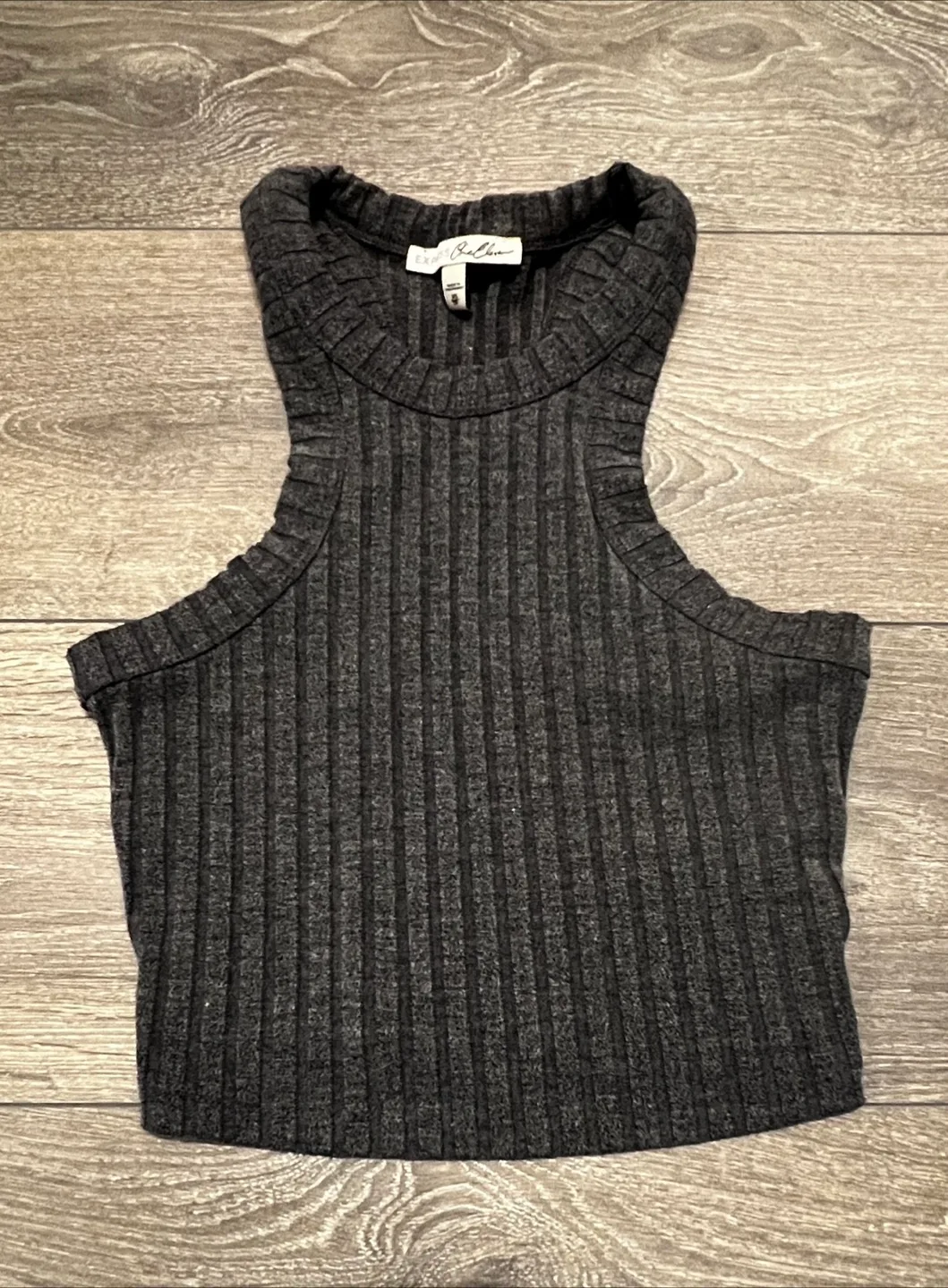Express Ribbed Crop Tank Top - Size XS thumbnail