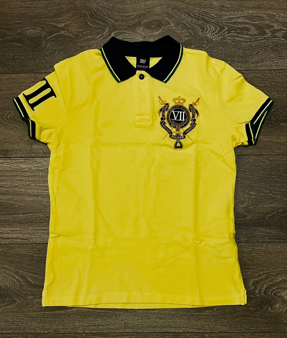 Polham Yellow Polo Shirt Size S thumbnail
