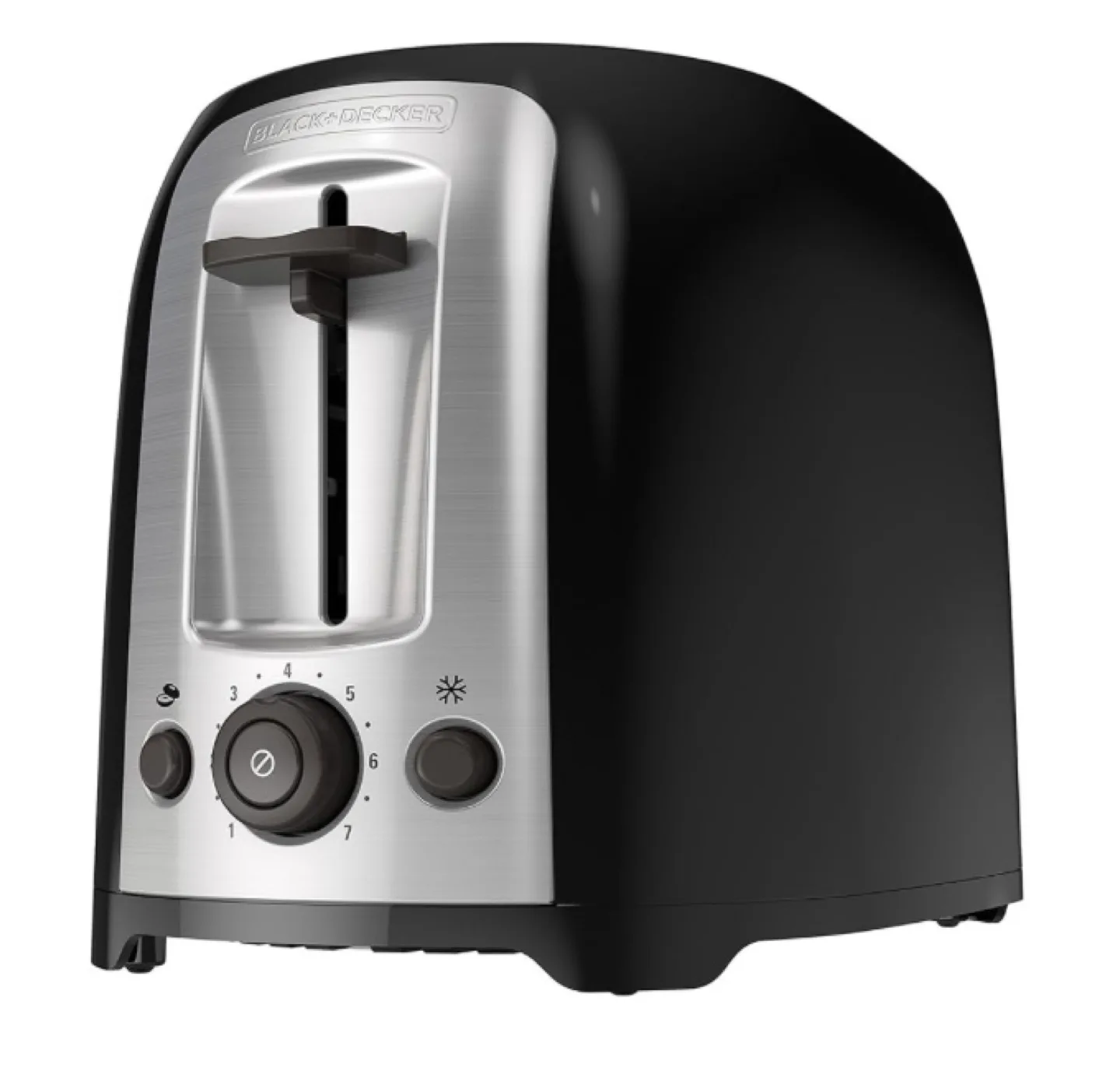 Black + Decker 2-Slice Toaster extra wide slot thumbnail