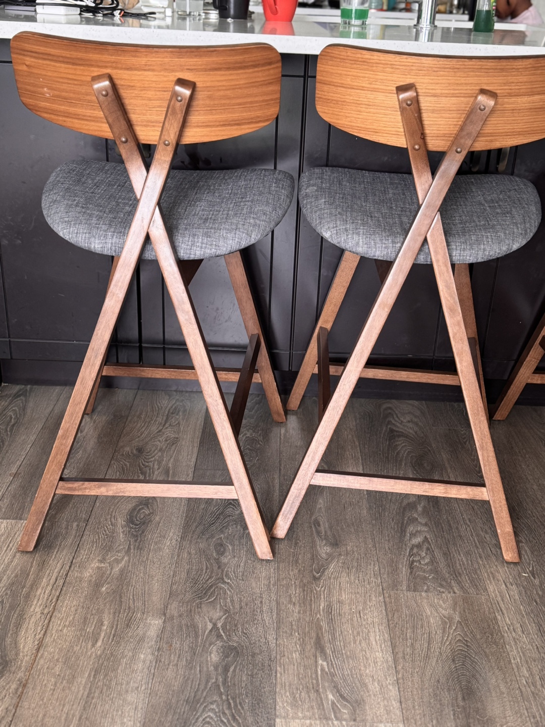Set of Four Mid-Century Modern Bar Stools - photo 5