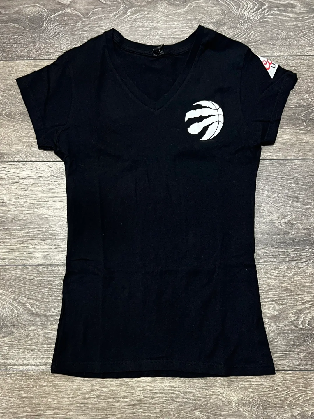 Toronto Raptors Women's V-Neck T-Shirt - Size Small thumbnail