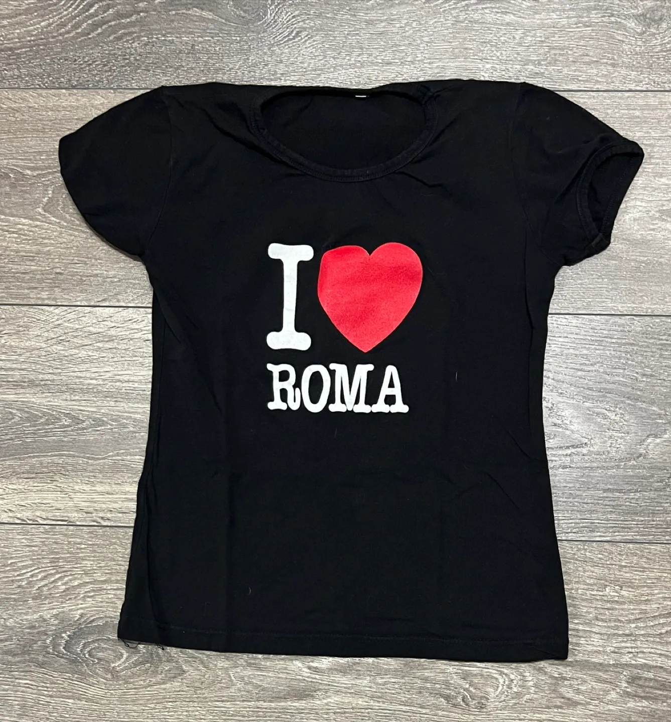Black I ♥ Roma T-Shirt thumbnail