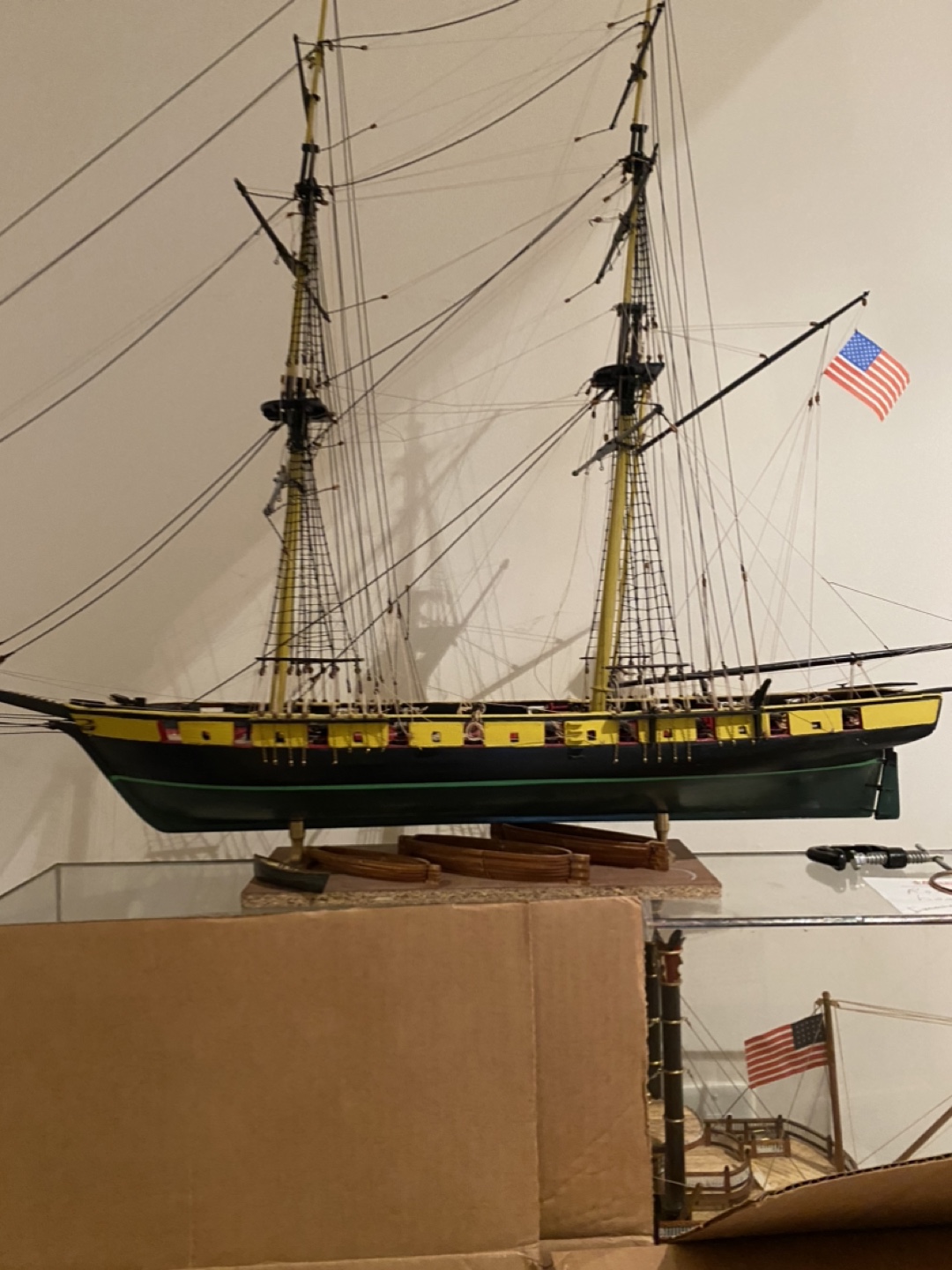 Large-scale Model Ship, Fully Rigged