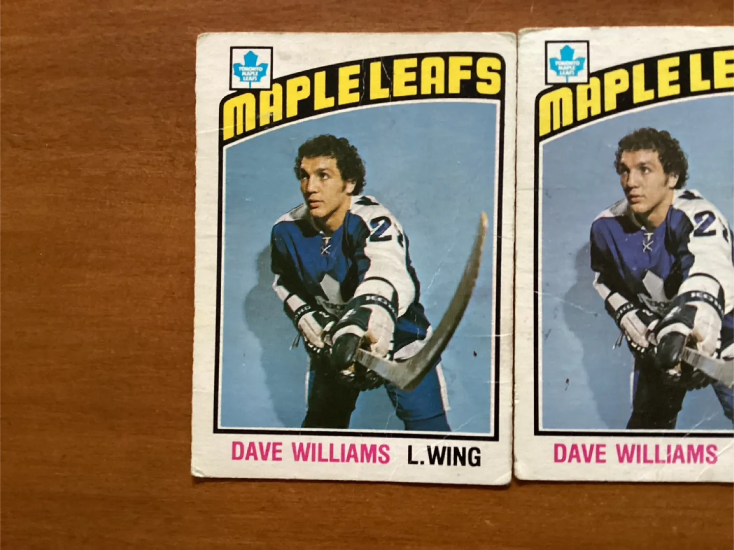 3. 1976-77 O-PEE-CHEE DAVE TIGER WILLIAMS Cards # 373 image indicator(2)