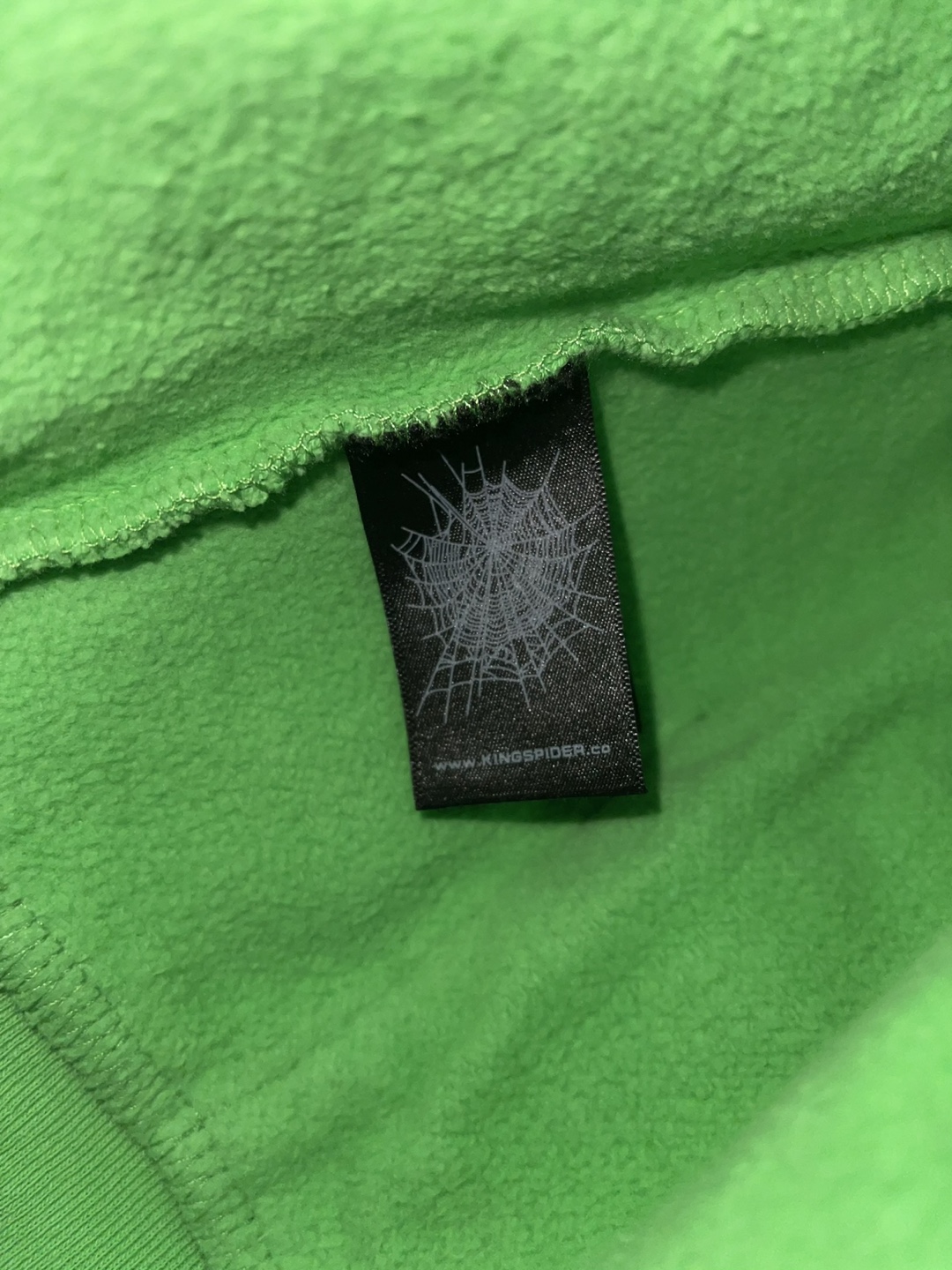 Spider Lime Green Hoodie - photo 4
