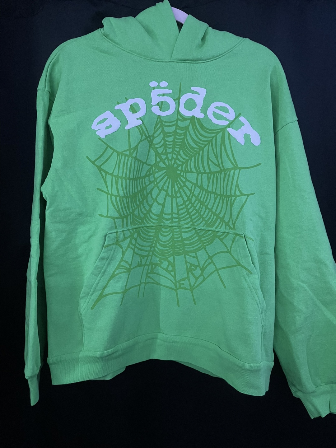 Spider Lime Green Hoodie