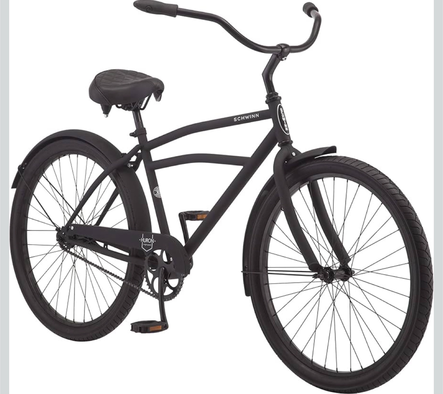 Schwinn Huron Cruiser Bike - Black - photo 2