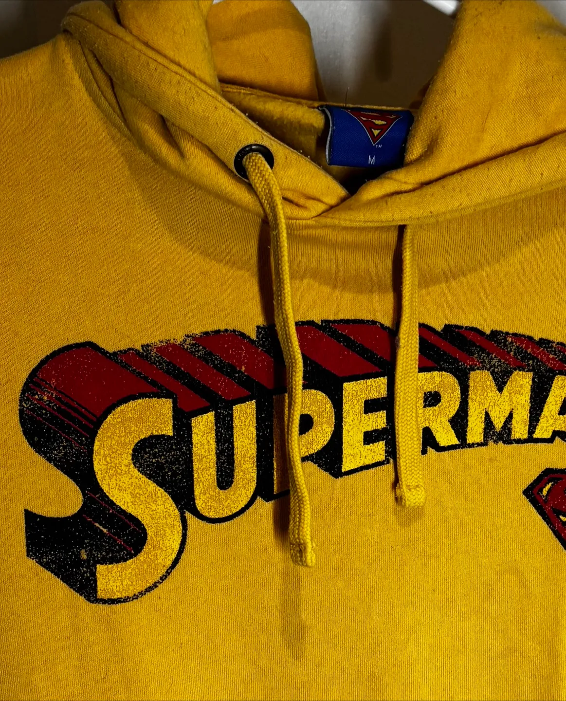 Superman Pullover Hoodie Size Large Vintage image indicator(2)