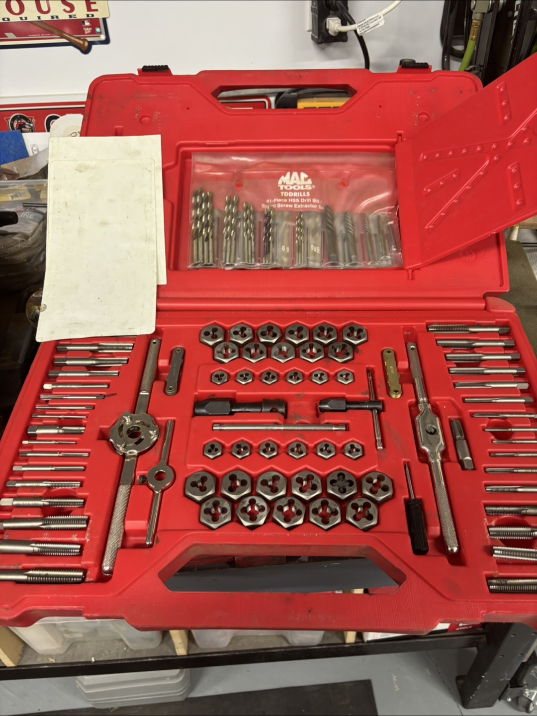 MAC Tools 117-Piece Tap & Die/Drill/Extractor Super Set - photo 2