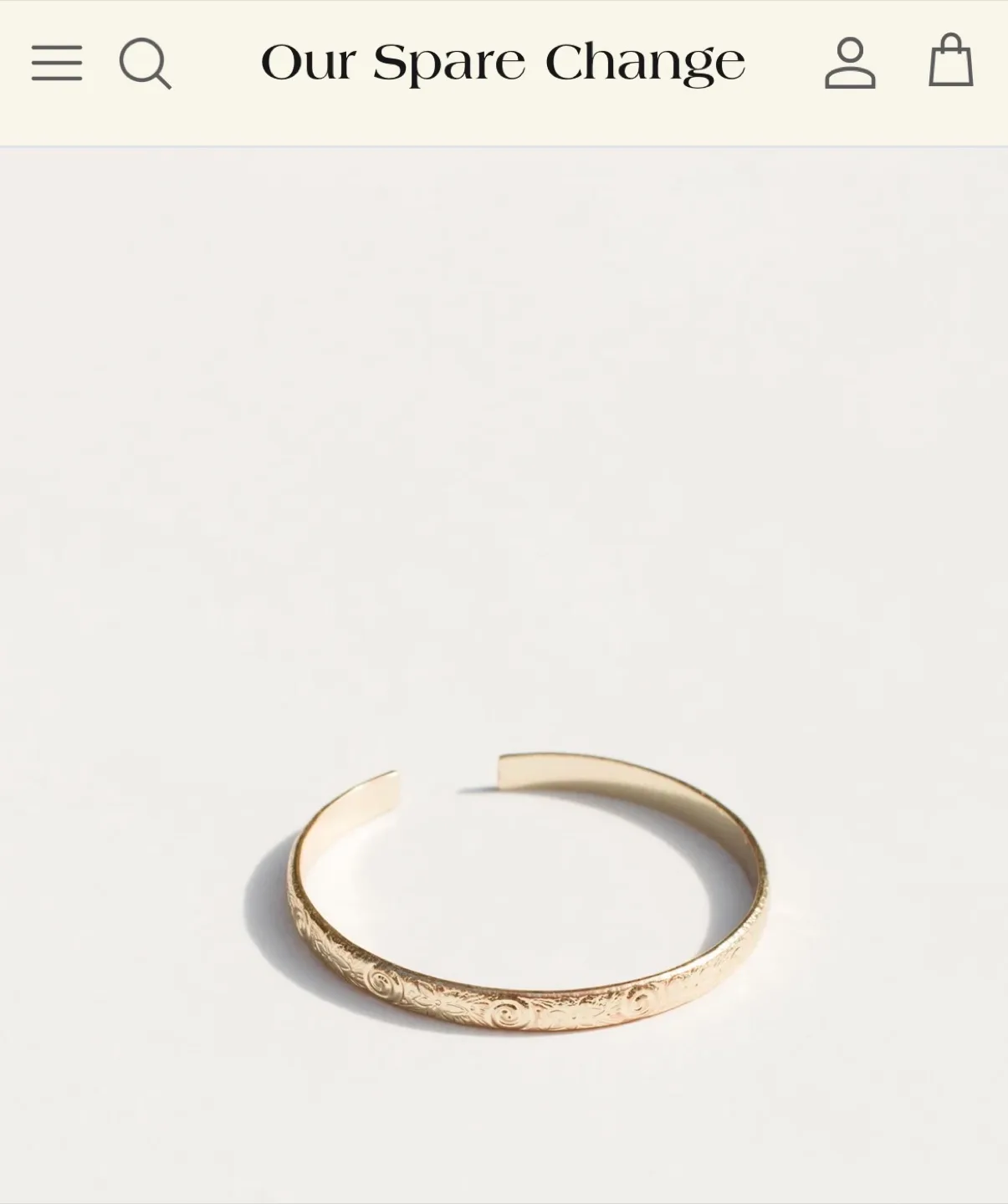 ✨✨Our Spare Change Gold Cuff Bracelet image indicator(2)