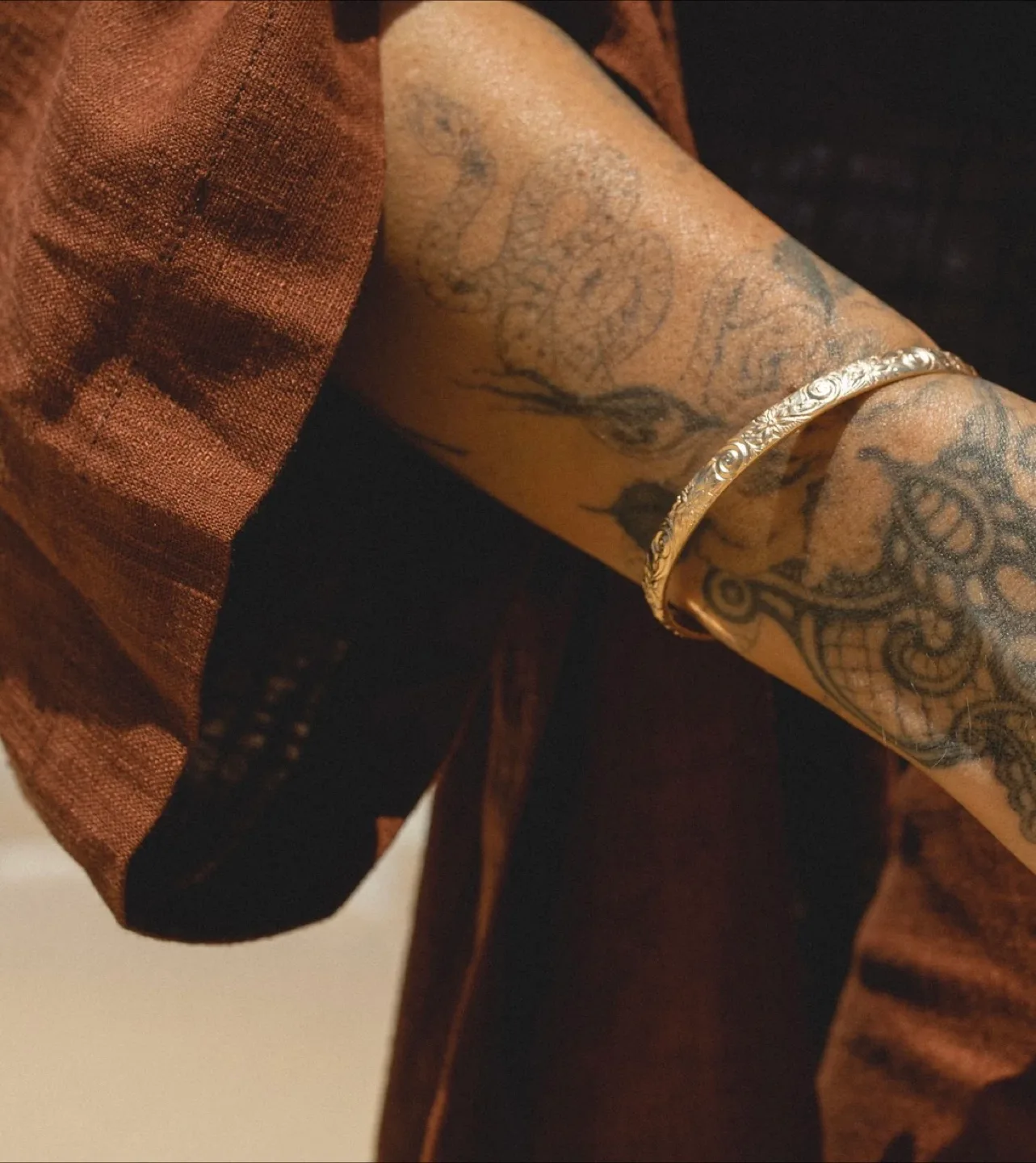 ✨✨Our Spare Change Gold Cuff Bracelet image indicator(4)