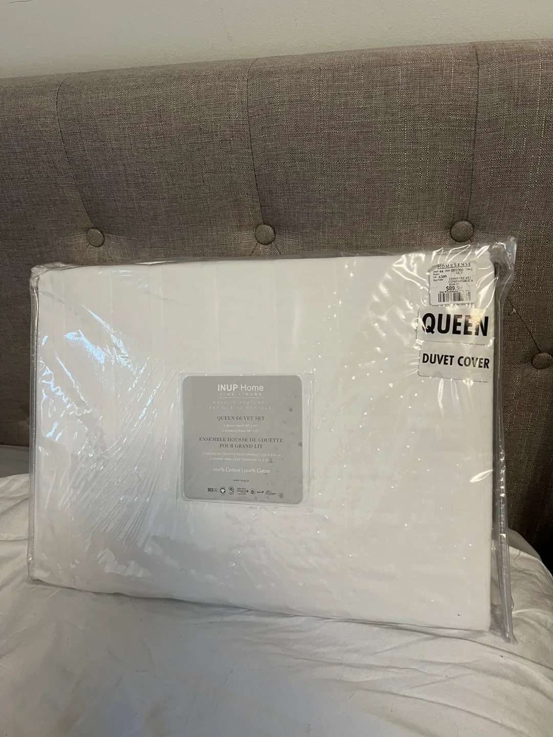 INUP Home Queen Duvet Cover Set - Brand New thumbnail