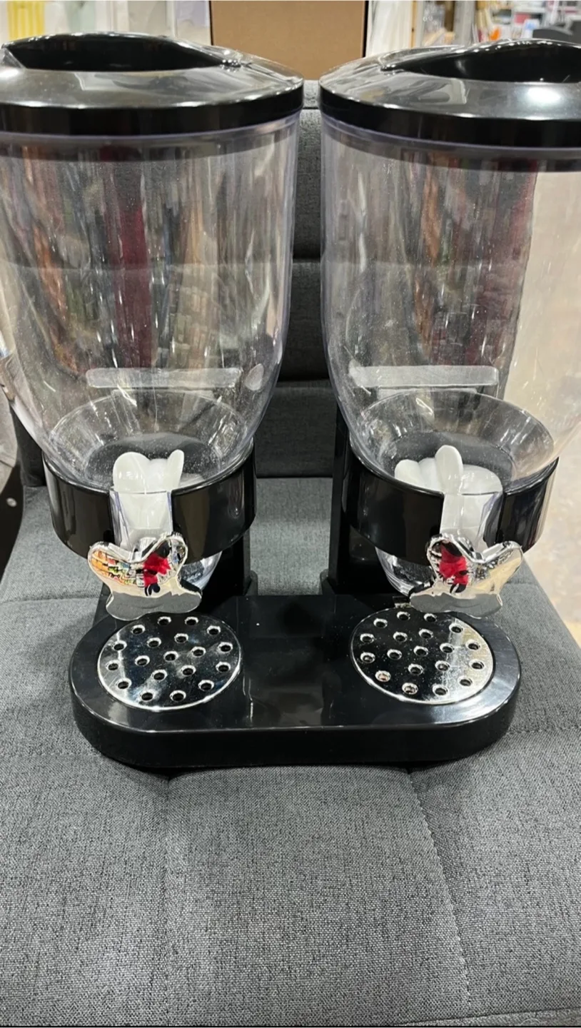 Dual Cereal Dispenser with Portion Control image indicator(2)