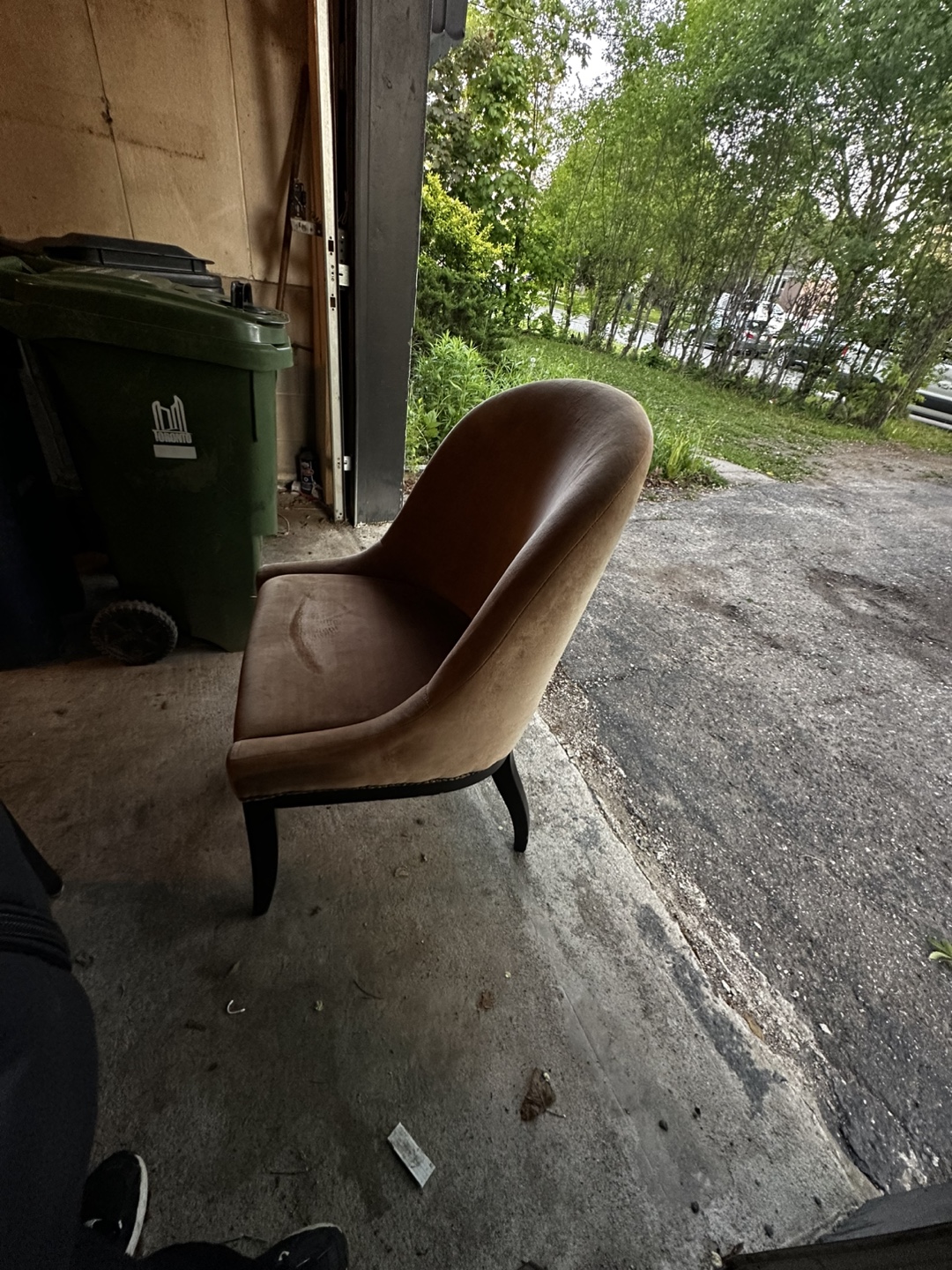 Brown Velvet Dining Chair (Set of 2) each price - photo 2