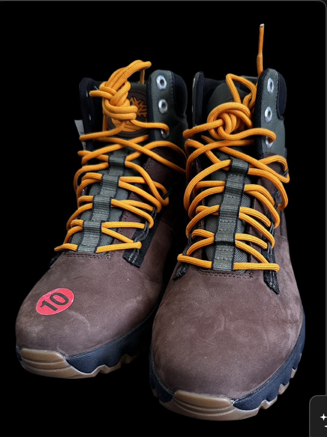 Men's Timberland Brown Hiking Boots Size 10 - photo 3