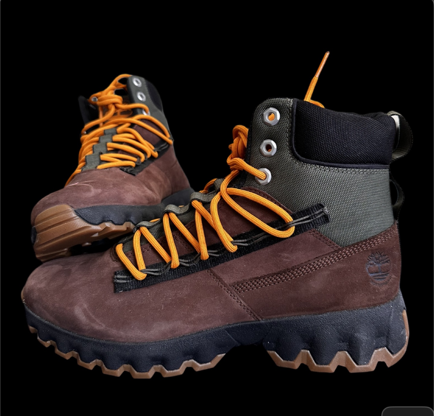 Men's Timberland Brown Hiking Boots Size 10