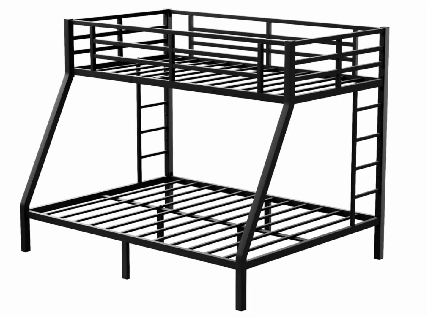 Twin over Full Metal Bunk Bed Frame - Black image indicator(4)