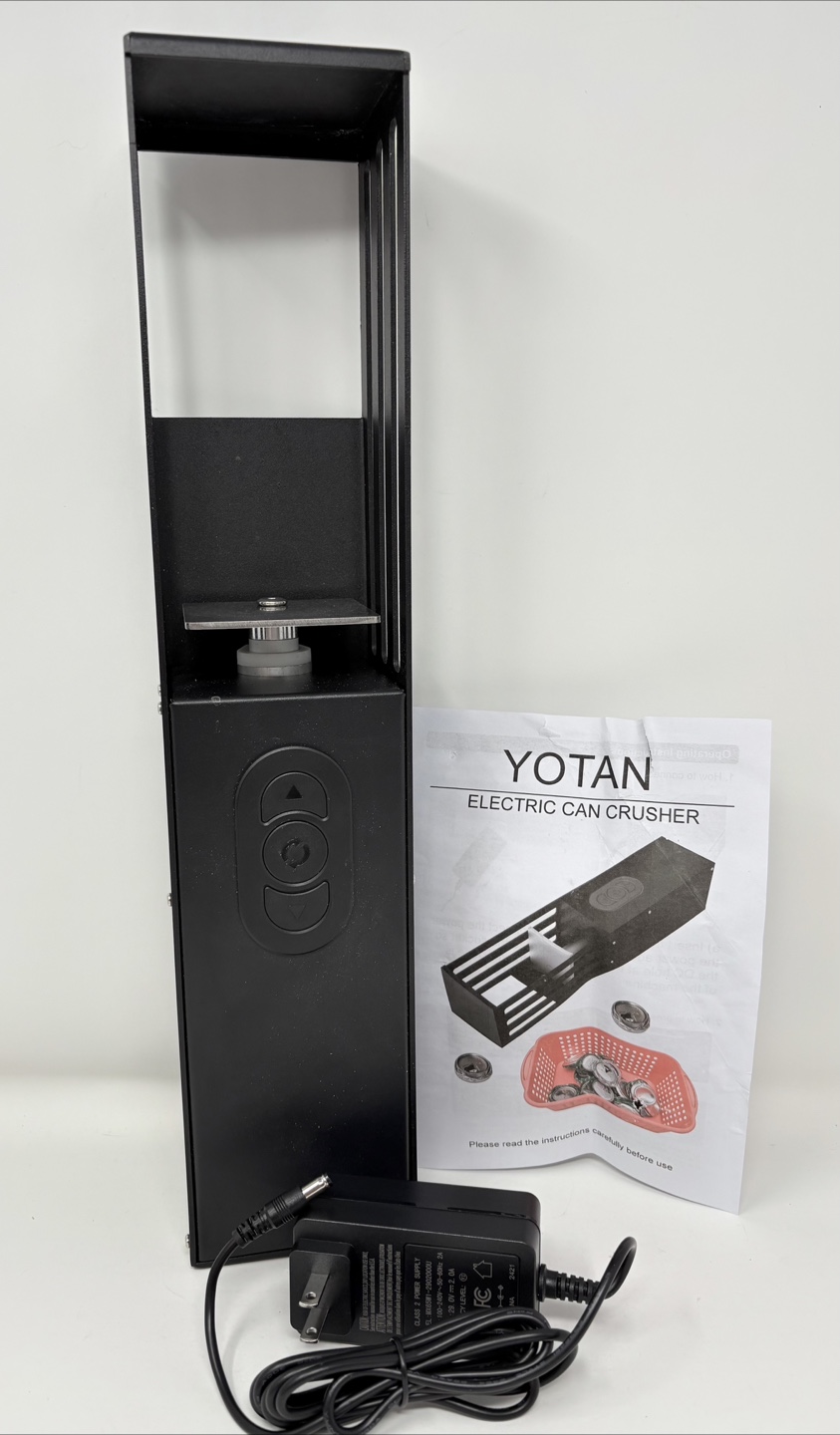 YOTAN Electric Automatic Can Crusher - Wall Mounted Recycling - photo 2