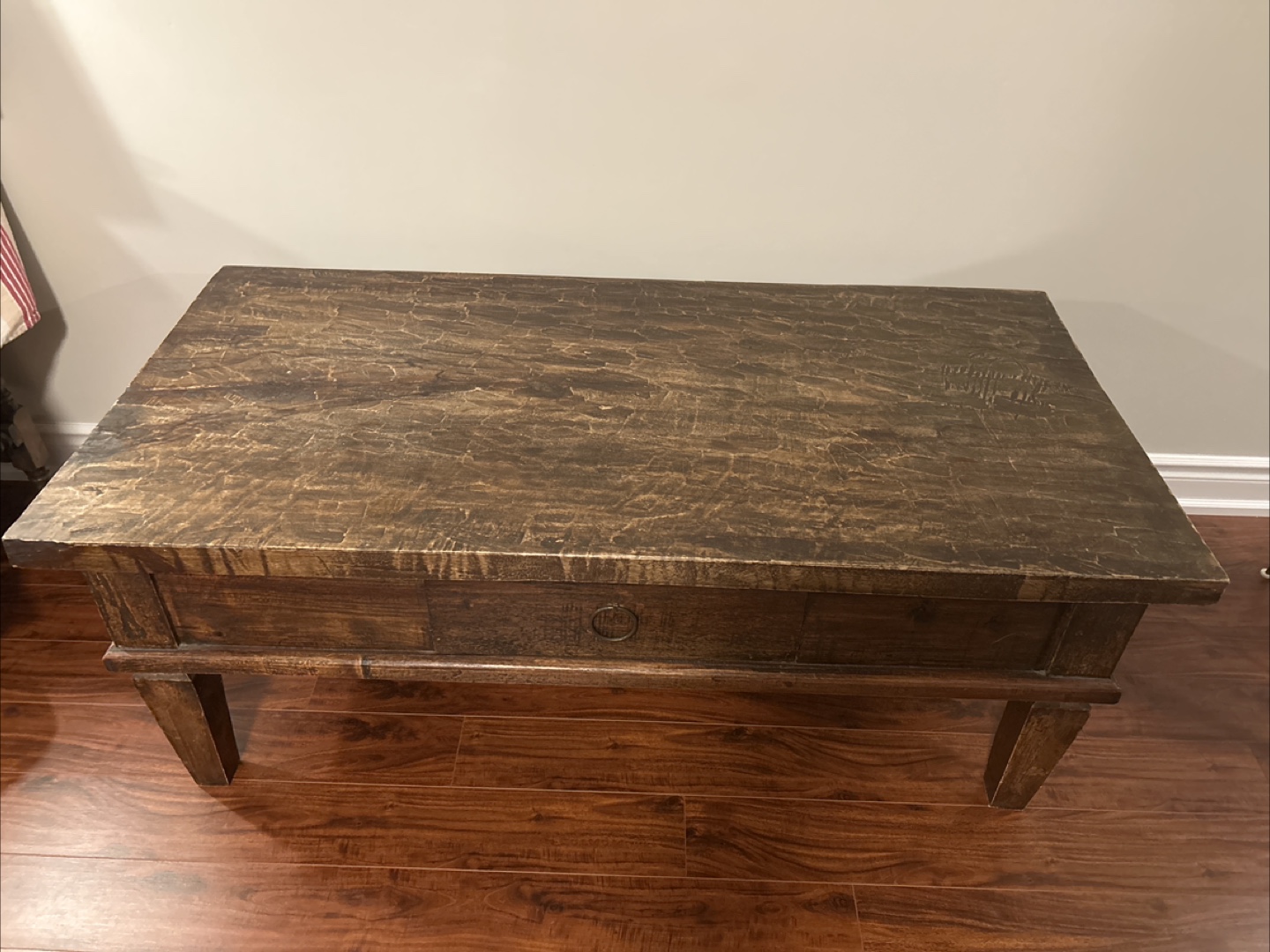 Antique Indonesian primitive coffee table