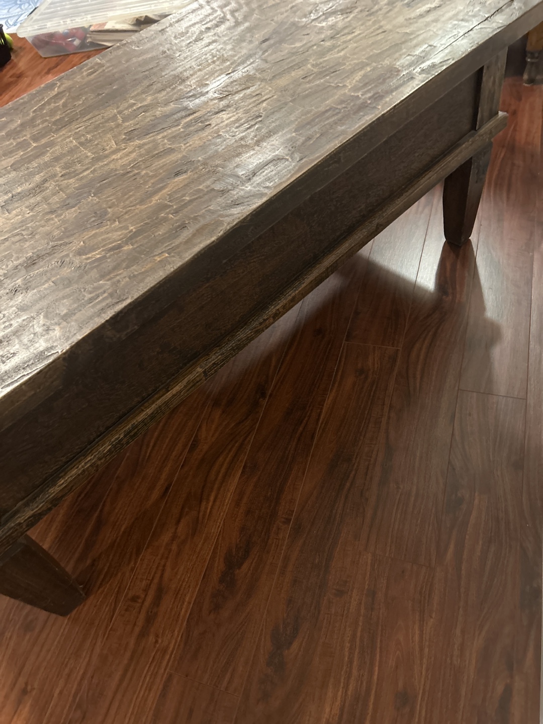 Antique Indonesian primitive coffee table - photo 5