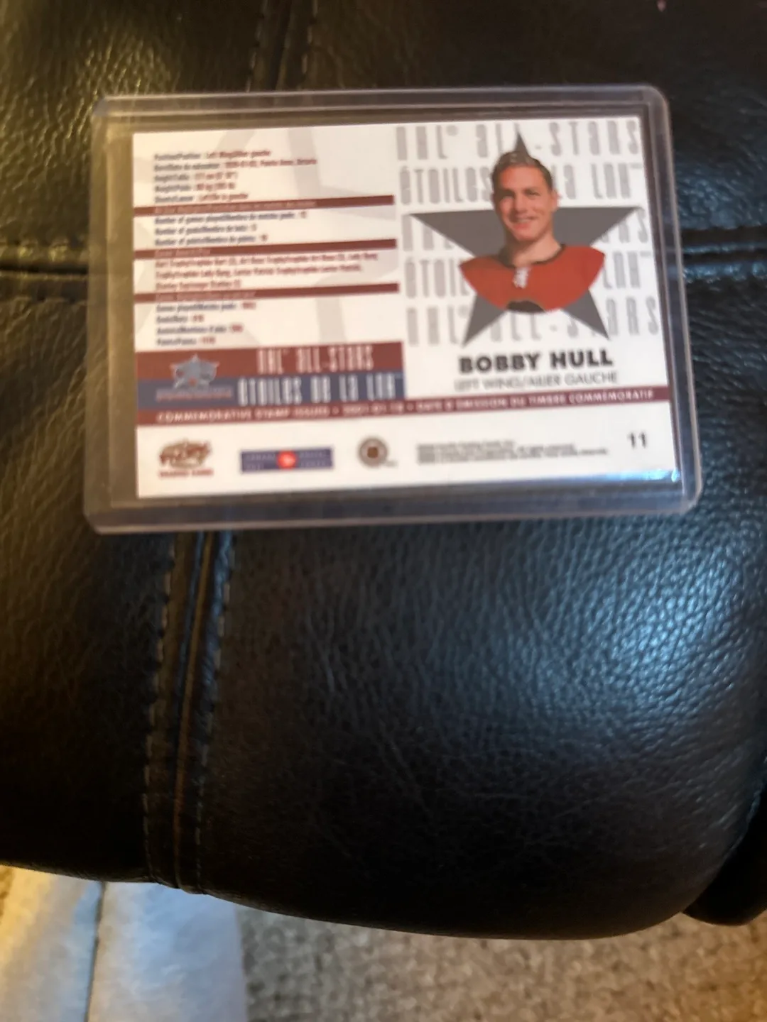 Bobby Hull NHL All-Star commemorative card image indicator(2)