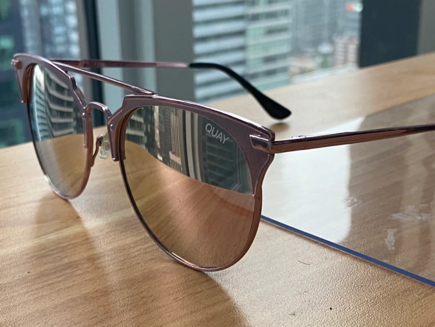 QUAY australia  X Chrisspy  Mirrored Sunglasses image indicator(4)