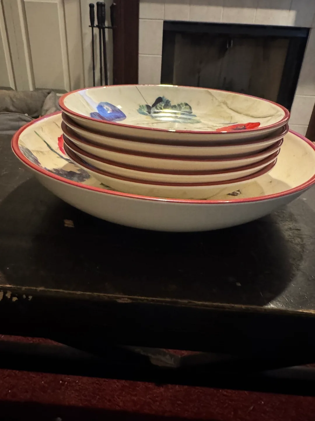 Set of 5  Italian-themed Pasta Bowls thumbnail