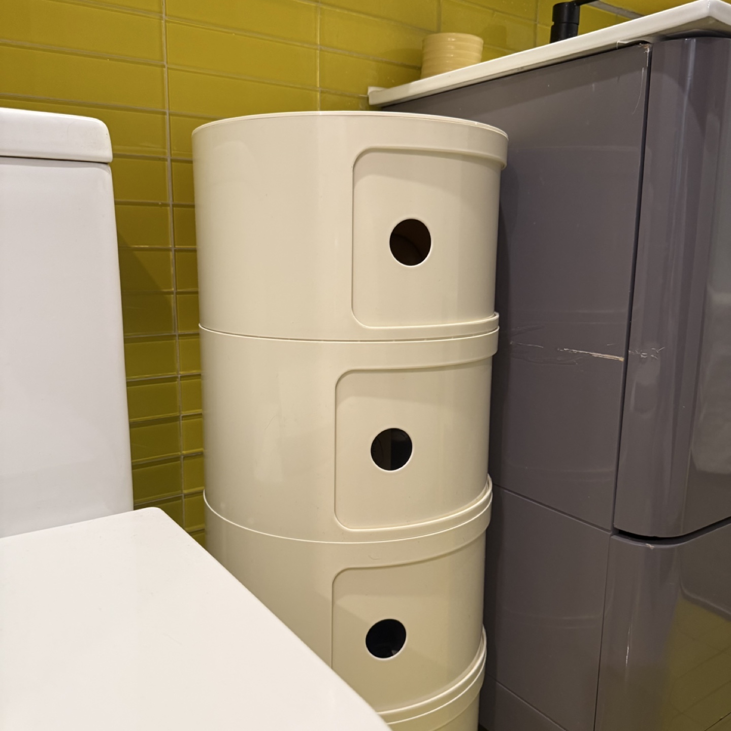 Kartell Style Four-Tiered Stackable Storage Unit - photo 2