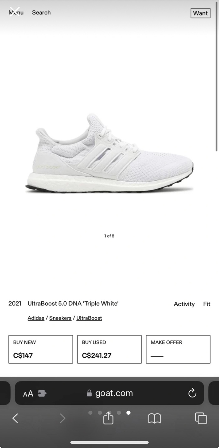 Adidas Ultraboost 5.0 DNA 'Triple White' - photo 4