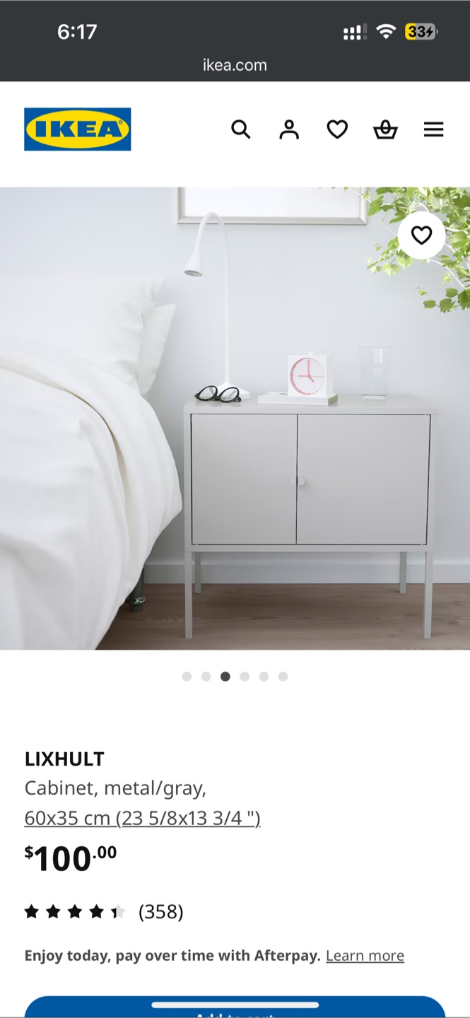 IKEA LIXHULT Metal Cabinet - Grey - photo 4