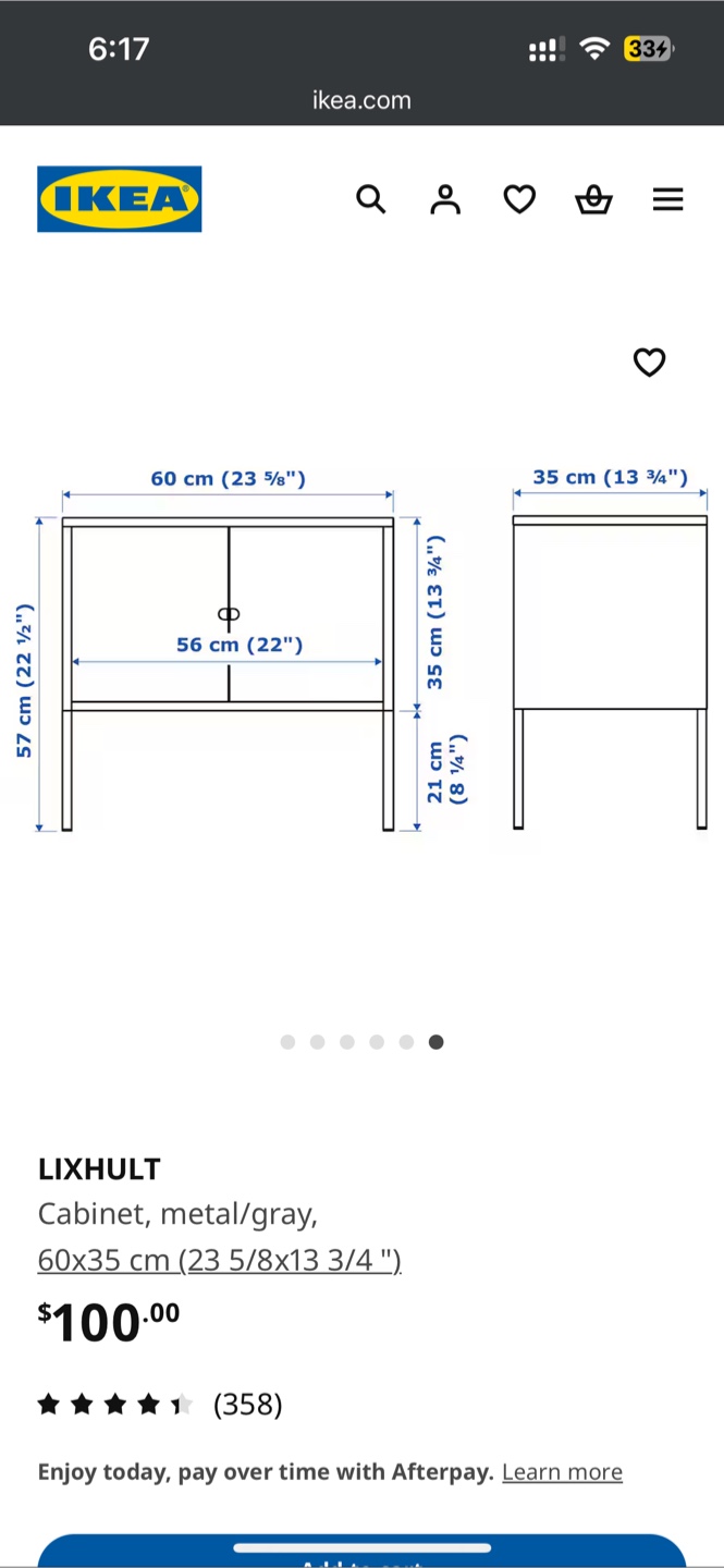 IKEA LIXHULT Metal Cabinet - Grey - photo 3
