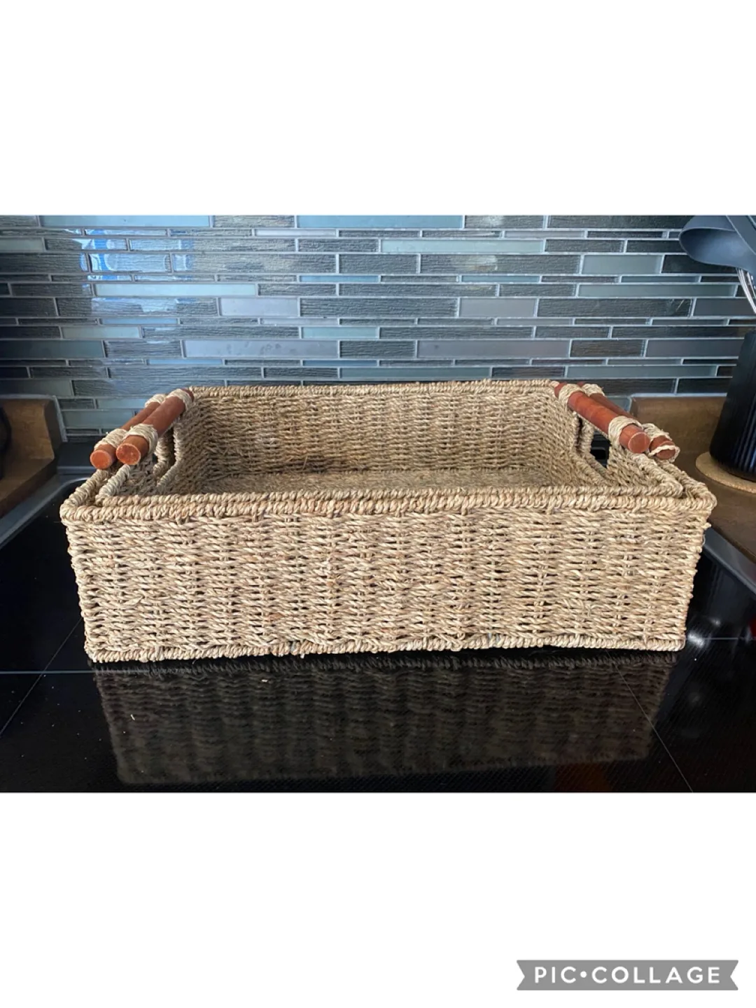 2 Seagrass Storage Boxes thumbnail