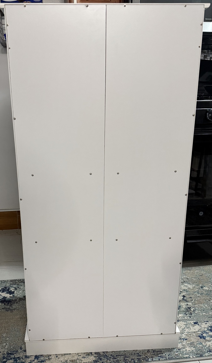 White Pantry Cabinet with Shelves - photo 4