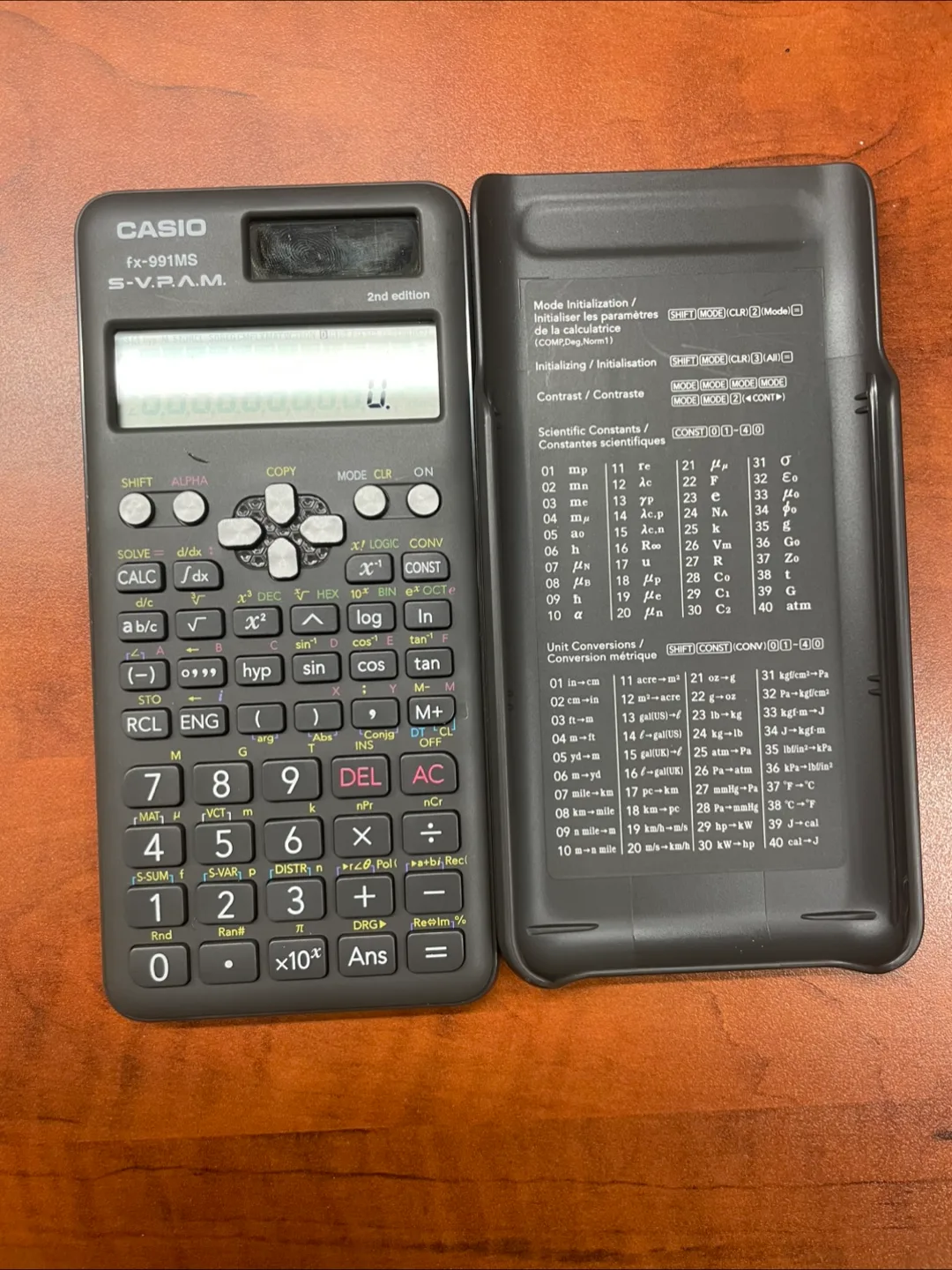 CASIO fx-991MS 2nd Edition Scientific Calculator with Hard Case thumbnail