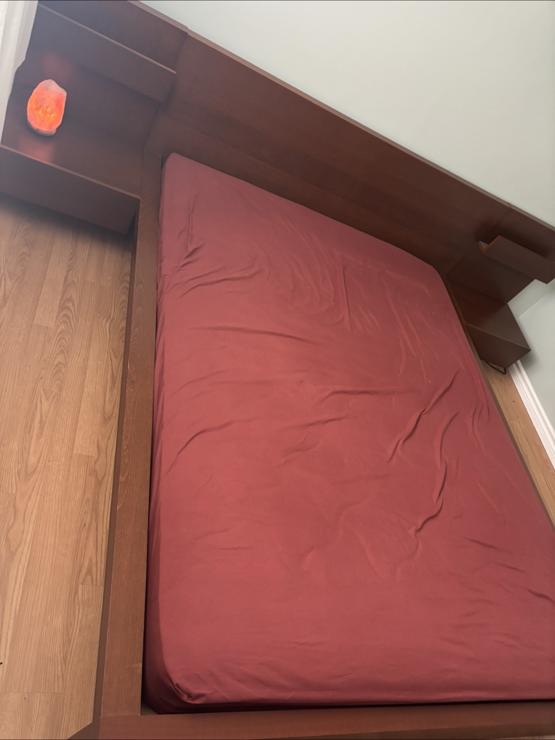Queen Size Bed Frame with Built-in Nightstands - photo 2