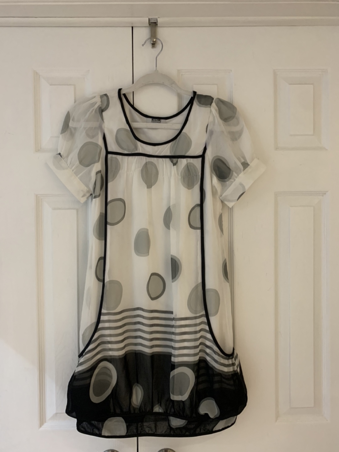 Moschino Abstract Print Dress with Pockets
