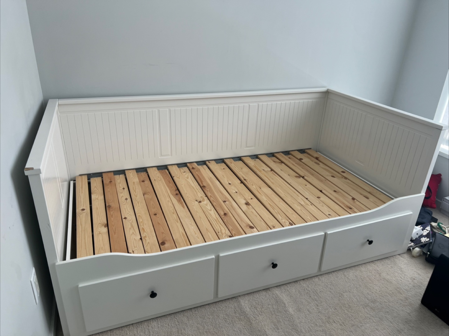 IKEA Hemnes Day Bed with 3 Drawers along with 2 mattresses - photo 5