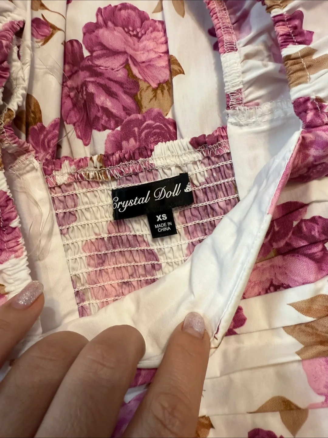 Floral Midi Dress, Size XS image indicator(4)