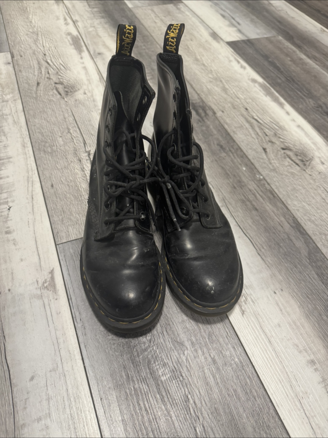 Dr. Martens Black Leather Boots