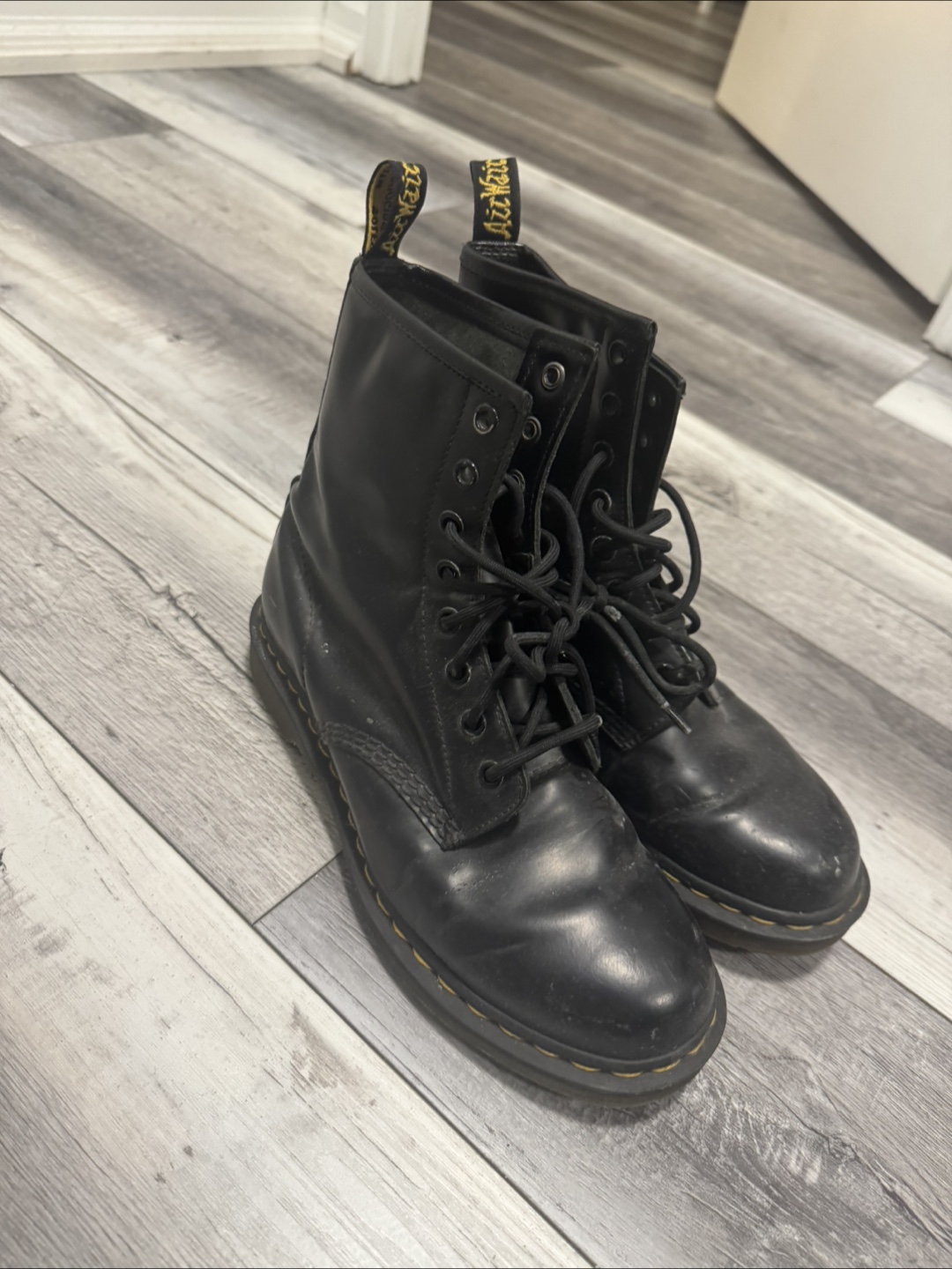 Dr. Martens Black Leather Boots - photo 2