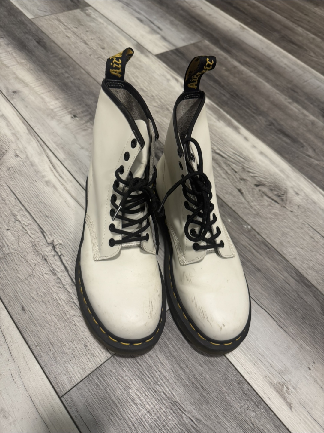 Dr. Martens 1460 White Leather Boots - photo 3