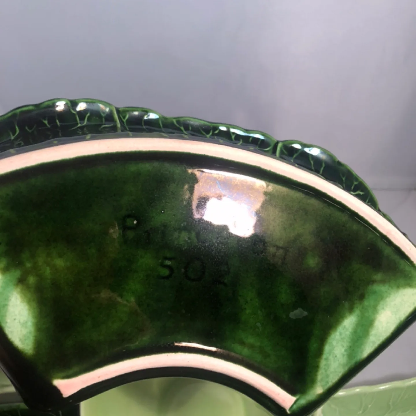 Vintage Cabbage Serving Bowl and Divided Platter image indicator(7)