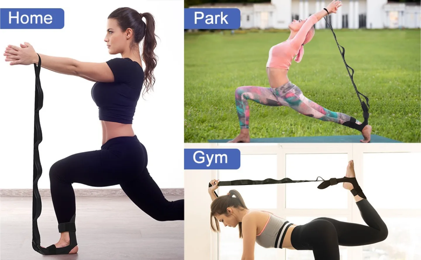 Stretching & Fitness Set (12 Loops 2 Straps,Accessories) image indicator(4)