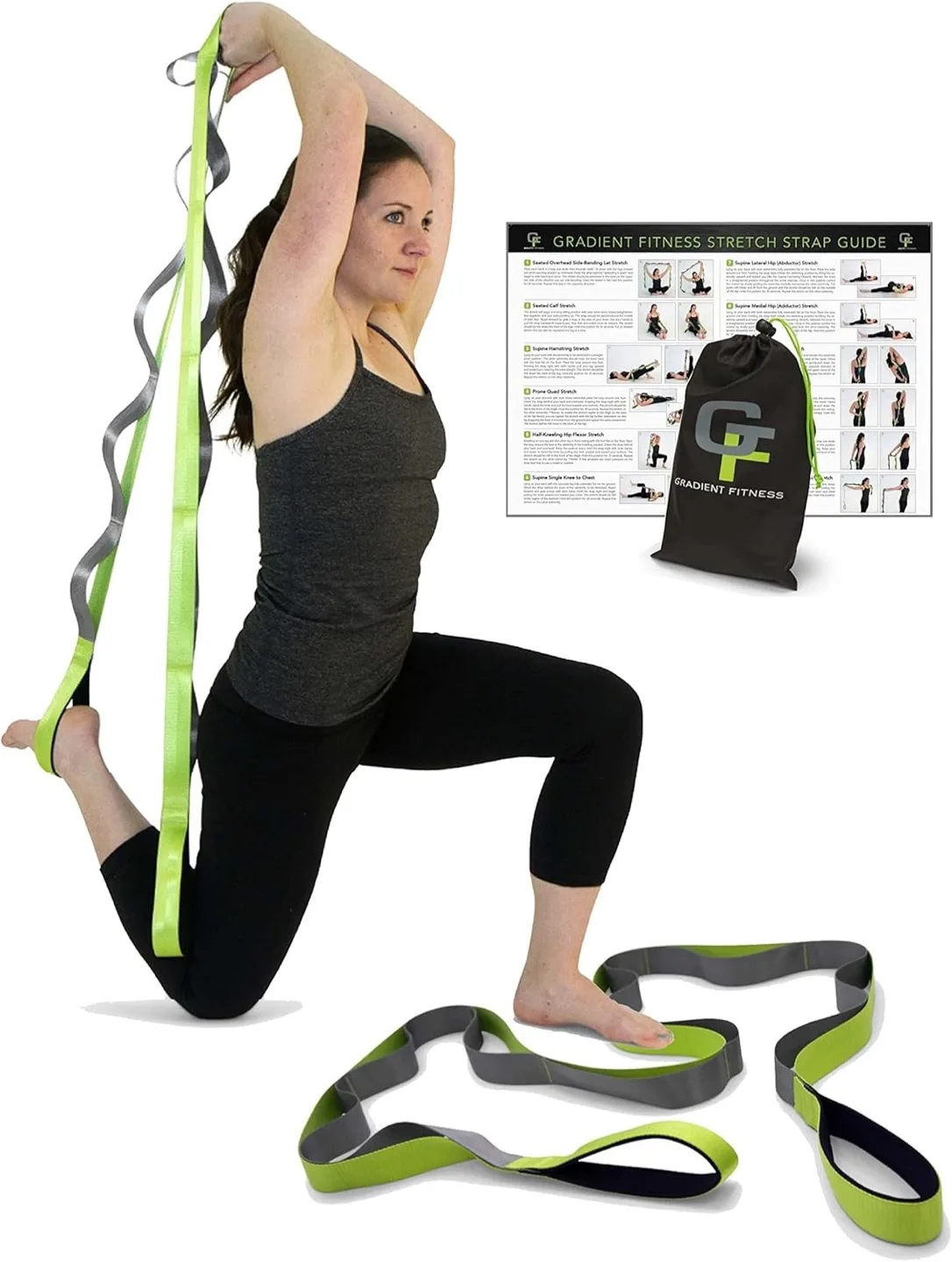 Stretching & Fitness Set (12 Loops 2 Straps,Accessories) image indicator(5)