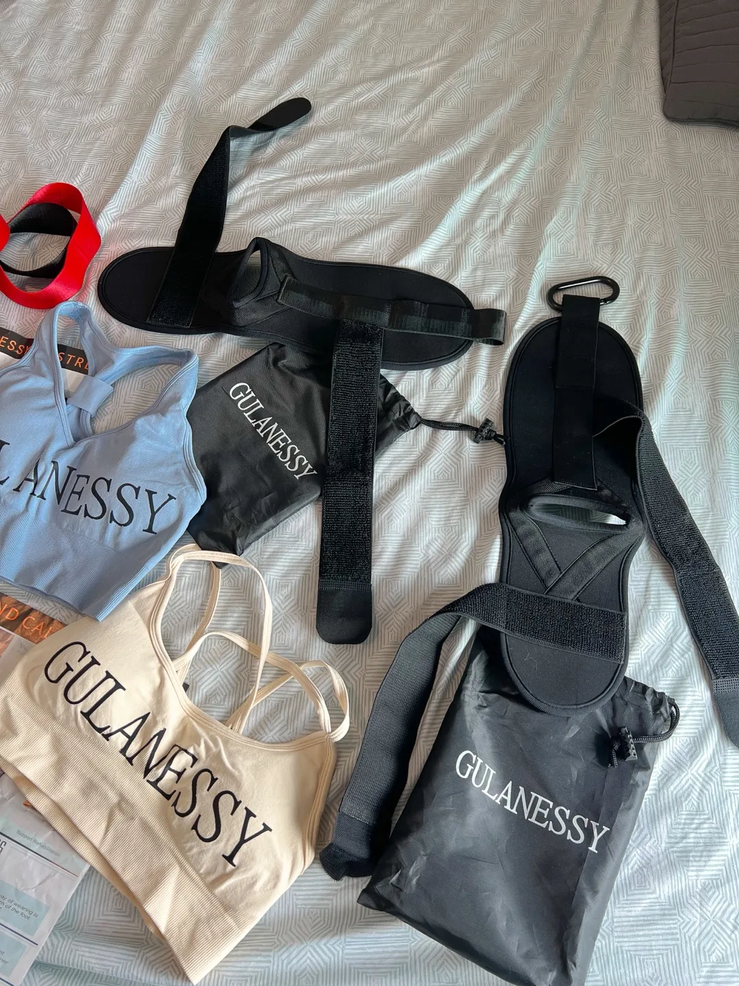 Stretching & Fitness Set (12 Loops 2 Straps,Accessories) image indicator(8)